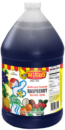 RIC66854 Sno-Ball Blue Raspberry 1gal