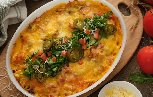 Cheesy Taco Casserole Ricos