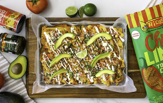 Loaded Chili Lime Chicken Nachos